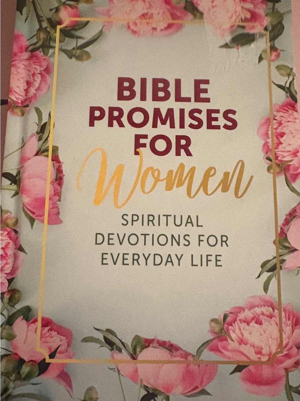 Bible Promises for Women - Pink Floral Devotional